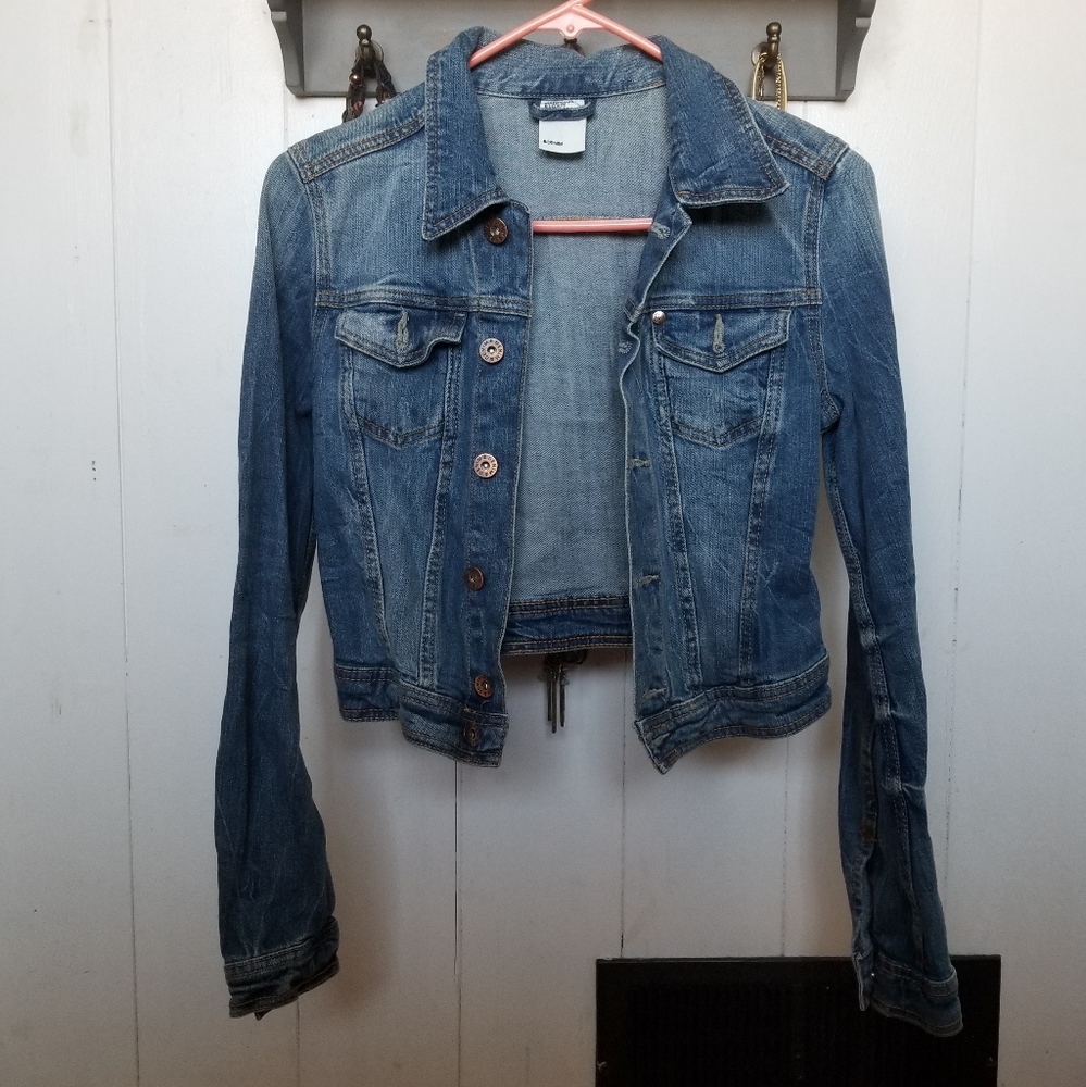 H&M Cropped Jean Jacket